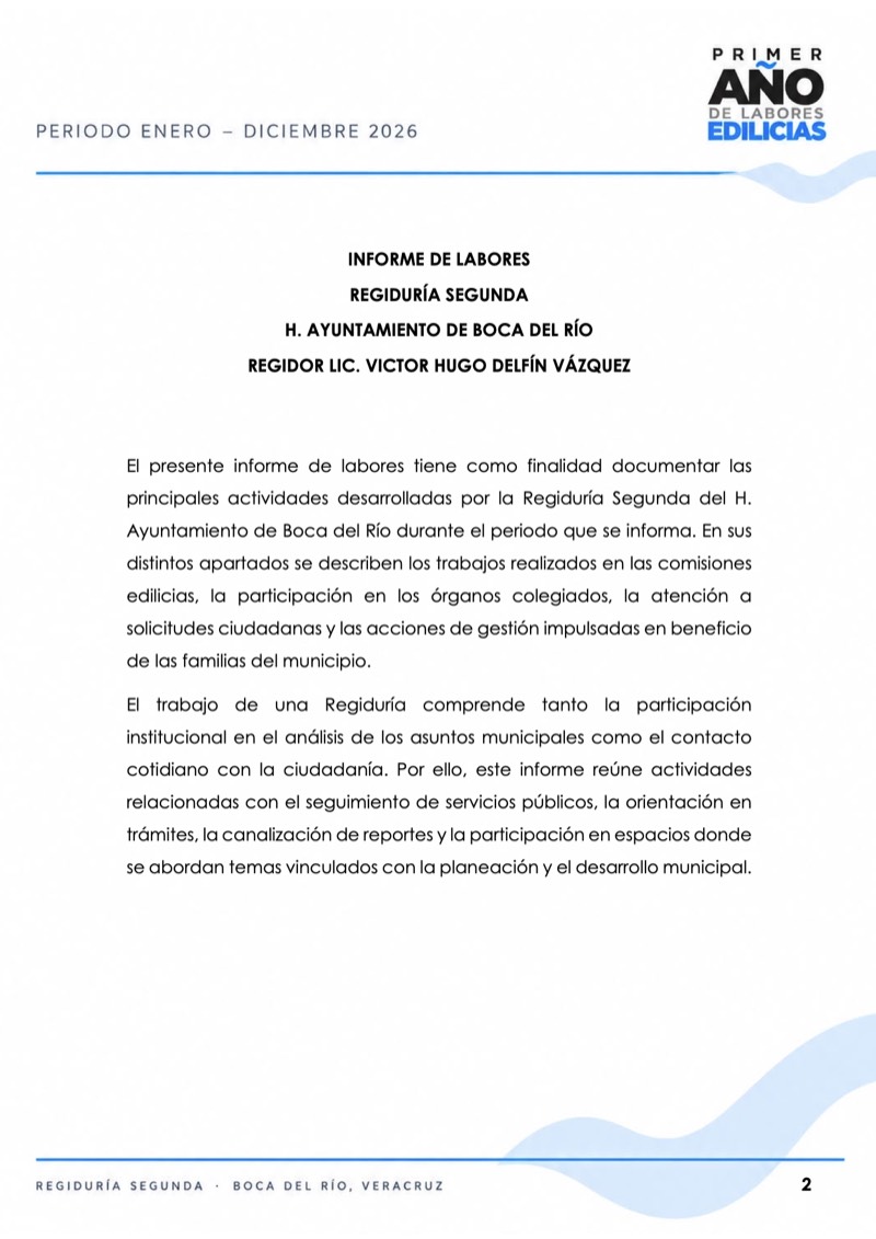 Página 4 del informe: introducción.